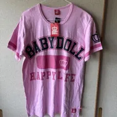 BABYDOLL ピンク Tシャツ Lサイズ新品未使用のサムネイル