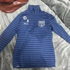 FILA ストライプ タートルネックシャツ
