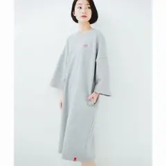 Dickies グレー 　ロングワンピース　スウェットワンピース