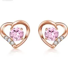 S925 ピアス レディース 人気 最高級ジルコニア ピアス ハート おしゃれ