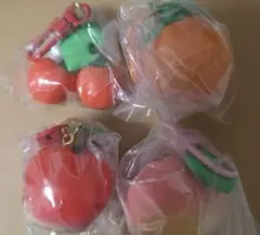 どうぶつの森 フルーツキーホルダーコレクション リンゴ さくらんぼ オレンジもも