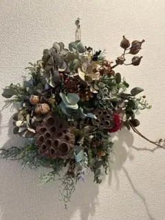 クリスマス　約30㎝　ナチュラル　リース