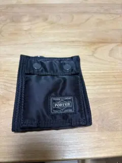 ポーター　タンカー　二つ折り財布　ブラック