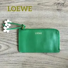 LOEWE オリーブグリーン ケース ロエベ LOEWE 【カラー限定特価】LOEWE コインケース PEBBLE