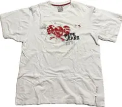 Pepe Jeans グラフィックTシャツ 2XL ホワイト