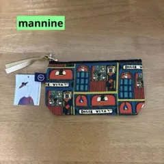 【タグ付未使用】マンナイン mannine ポーチ