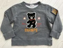 ミキハウス　ダブルビー　トレーナー　CHAMPS グレー　サイズ100