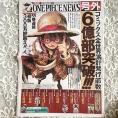 ONE PIECE NEWS ワンピース 号外 新聞のサムネイル