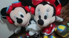 ぬいぐるみミッキー&ミニー  東京ディズニーリゾート32周年アニバーサリー