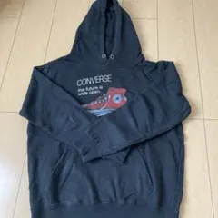 CONVERSE ブラック　パーカー