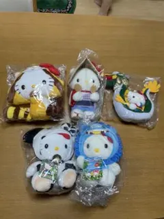 ヤマト運輸 ハローキティ おとどけトラックぬいぐるみ 非売品 シール12