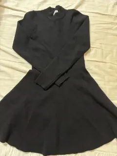GYDA ブラック ニットワンピース Fサイズ