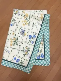 未使用　京都西川　ローズ　綿毛布　シングル