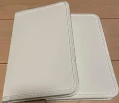 6リングバインダー ファスナータイプ 白 - メルカリ