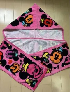 TOKYO DISNEY RESORT ポンチョタオルフードタオルミッキーミニー