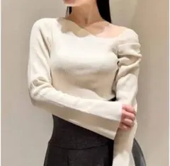SENEE 3way drape tops（ドレープトップス） アイボリー - メルカリ