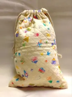 【おまとめ可】キルティング巾着袋②