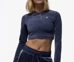 【AIR JORDAN】 レディース　トップス　長袖ポロシャツ