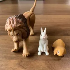 アニア　アニマルアドベンチャー　ライオン ウサギ フィギュア 3体セットのサムネイル