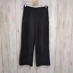 黒 ワイドパンツ