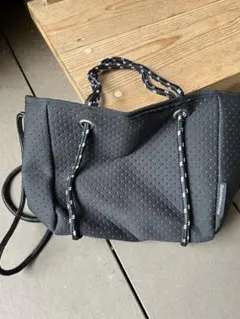 バンヤードストーム　BARNYARDSTORM 黒ショルダーバッグ　ロープ紐