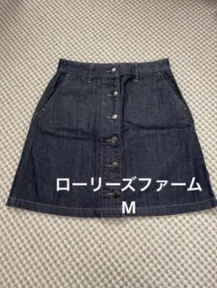 ローリーズファーム　ベーシックデニムミニスカート
