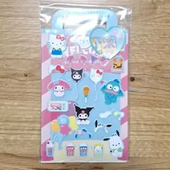 新品 サンリオ エンジョイステッカーセット たのしい遊園地 ぷくぷくシール