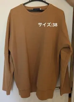 URBAN RESEARCH ジャガードL/Sビックプルオーバー ブラウン