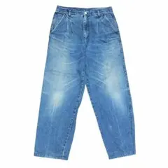 K*K様 ヴィンテージ タックデニムパンツ ジーンズ W33 テーパード US古