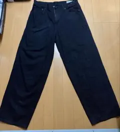 GAP EXTRA BAGGY ブラックデニム 31×32 バギー ワイド