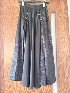 倉寶兒屋　竜紋チャイナ風スカート　ベルト　セット