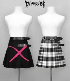 DimMoire PUNKフリルミニスカート チェック タグ付き 正規品 - メルカリ