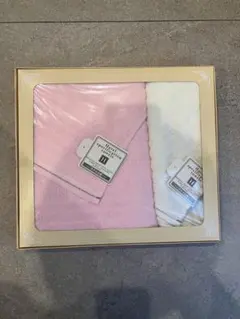 高品質タオルセット ピンクとホワイト