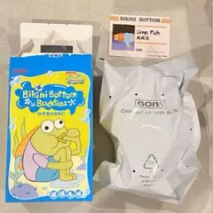 スポンジボブ　ビキニボトムバディーズ Limp Fish ぬいぐるみ