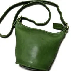 VINTAGE COACH　shoulder bag 9019 GREEN US