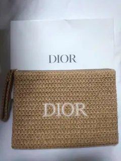 Dior ノベルティー サマーストローポーチ