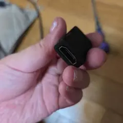 HDMI 延長用 アダプター ブラック