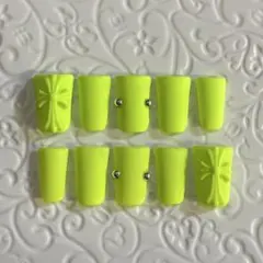 ネイルチップ クロムネイル マットネイル 蛍光ネイル ダックネイル