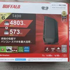 BUFFALO　WSR-5400AX6P　【USED】 2025年最新】Yahoo!オークション -buffalo wsr-5400ax6の中古品