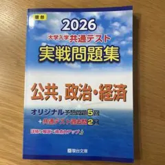 【2/20まで値下げ】2026 駿台　共通テスト実践問題集　公共、政治経済