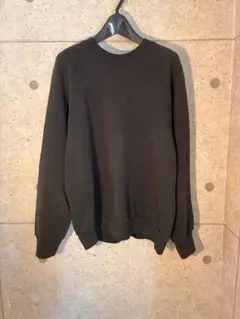 90s 黒無地FRUIT OF THE LOOM スウェット L 古着
