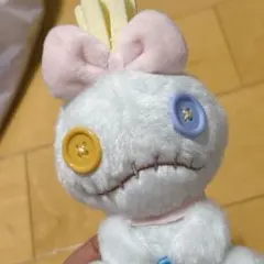 【新品タグ付き】ディズニーストア　スクランプ　プラッシュキーチェーン　パステル