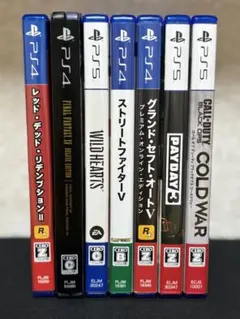 PS4ゲームソフト7本セット