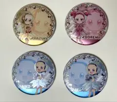 おジャ魔女どれみ　認定試験はじめます　缶バッジ　どれみ他4点セット