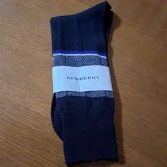BURBERRY メンズ ソックス 25-27cm ネイビーのサムネイル