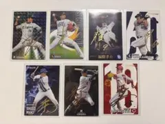 プロ野球チップスサインカードまとめ売り7枚　契約済