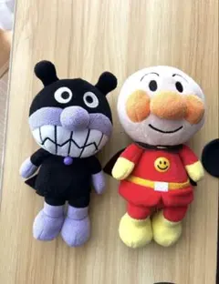 アンパンマン バイキンマン ぬいぐるみセット