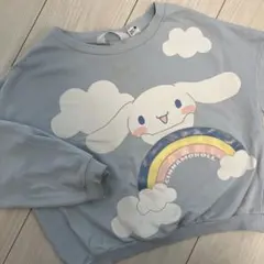 H&M サンリオシナモロールトレーナーキッズEUR122/128