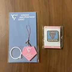 seventeen fc ラバーチャーム ピンバッジ