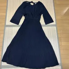 トゥーフェイシーズ　two faces プリーツマキシワンピ